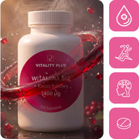 Vitamin B12 + Folic Acid – energy, nervous system and vitality