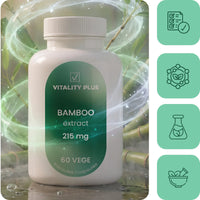 Krzem organiczny - ekstrakt z bambusa - dla skóry, włosów i kości