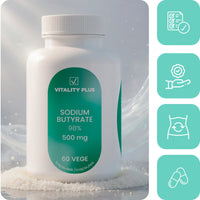 Sodium butyrate 500 mg – support for gut microbiota and digestion