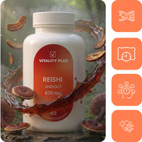 Reishi 670 mg – longevity mushroom for balance and immunity
