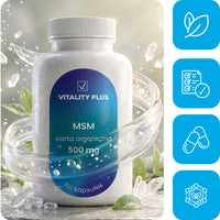 MSM 500 mg – organic sulfur for joints, skin and hair