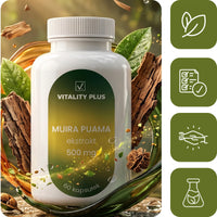 Muira Puama 500 mg – Traditional Energy and Libido Support