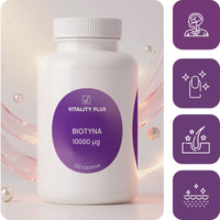 Biotyna 10 mg – piękne włosy, skóra i paznokcie