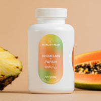 Bromelaina + Papaina – naturalne enzymy trawienne z ananasa i papai