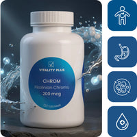 Chrom 200 µg – wsparcie metabolizmu i utrzymania prawidłowego poziomu cukru