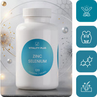Zinc + Selenium – immunity, hair and cell protection
