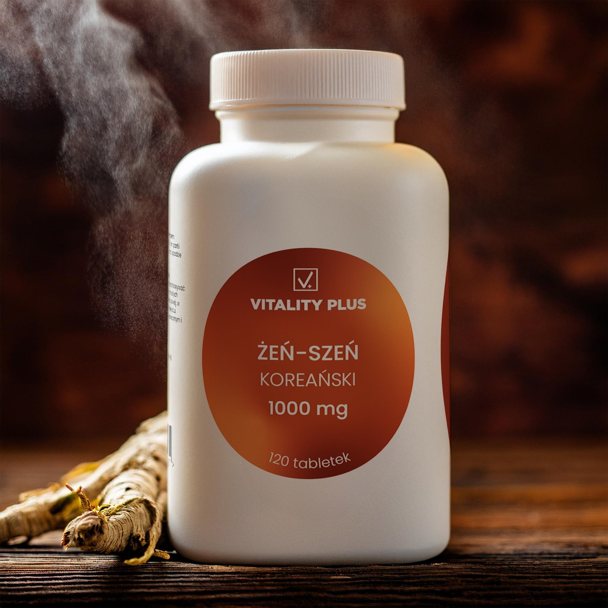 Żeń-szeń koreański 1000 mg – energia, koncentracja i witalność